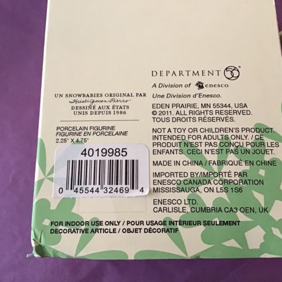 Dept 56 Enesco Collectibles Snowbabies - Picture 5 of 5